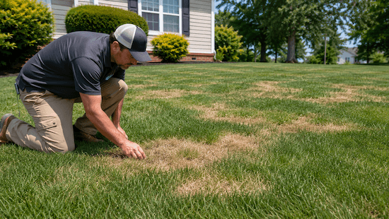 Brown Patches in July: Fungus, Heat Stress, or Both?