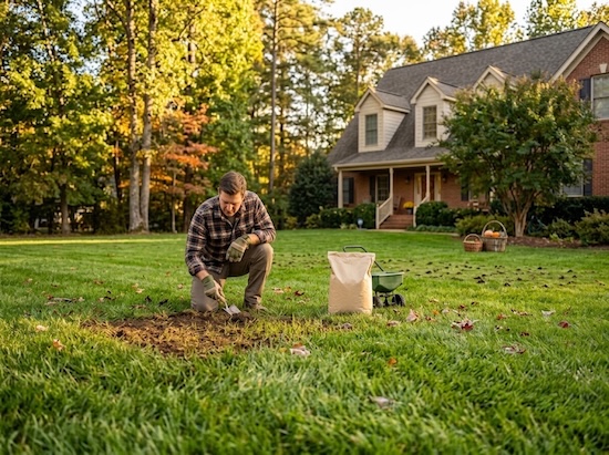 Repairing Summer Lawn Damage Before Winter